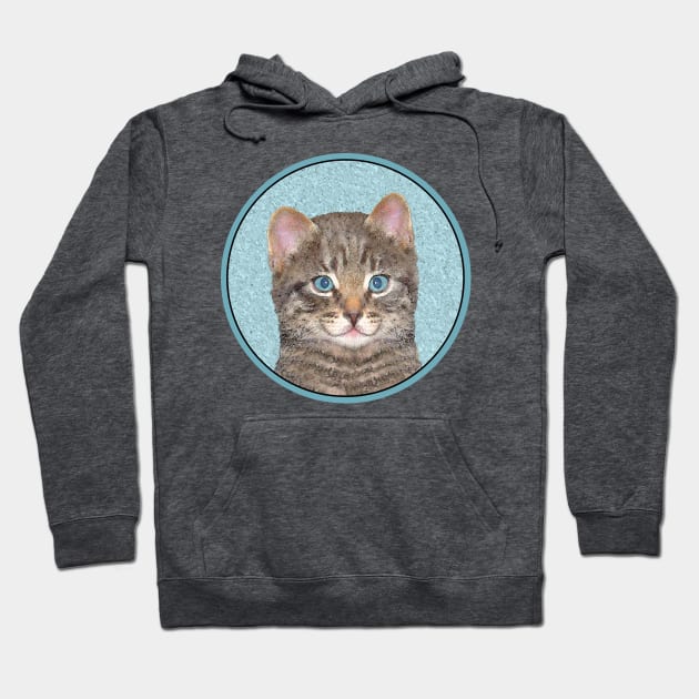 Gray Tabby Cat Hoodie by Alpen Designs